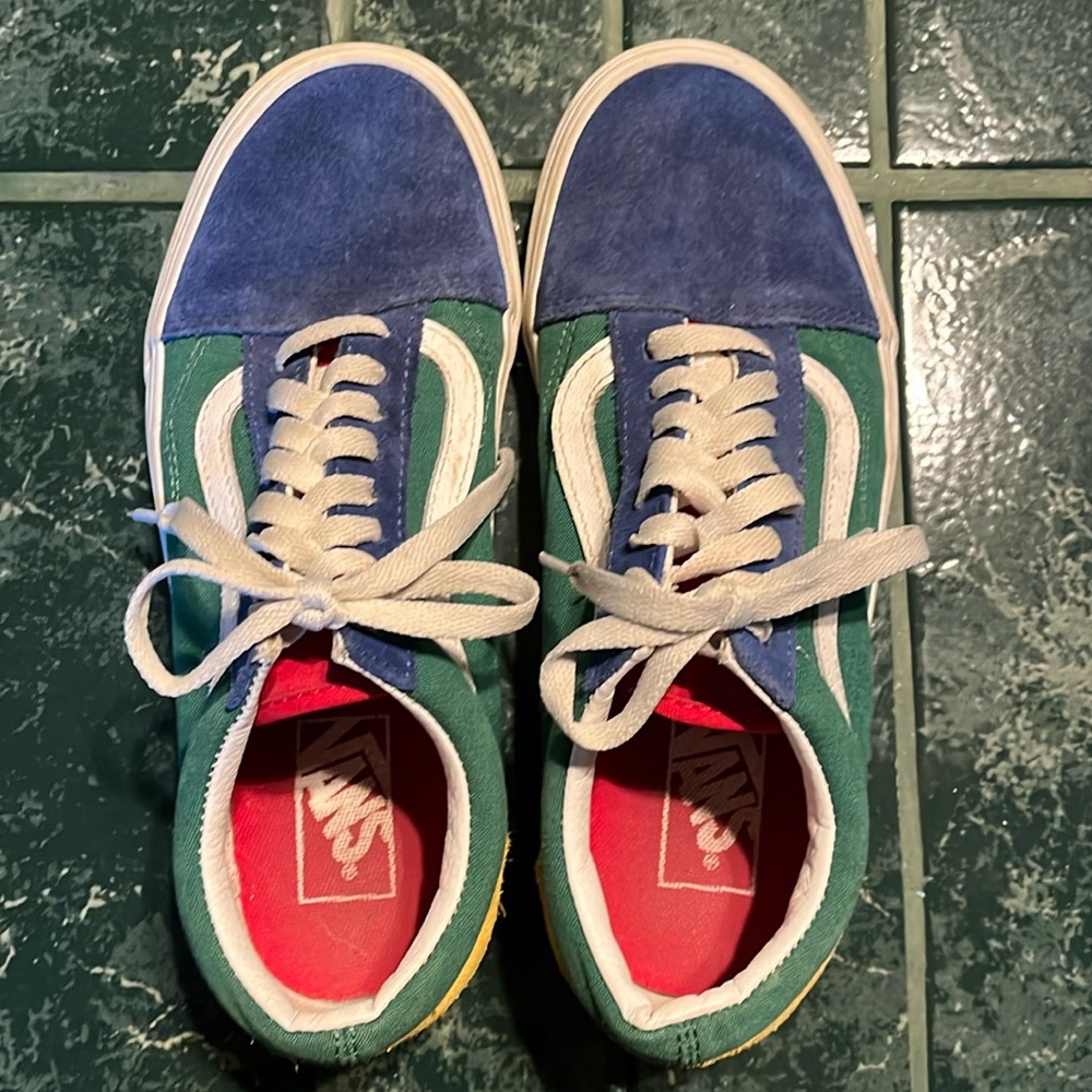 Suede multicolor vans